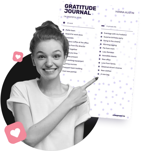 Printable Daily Gratitude Journal Template