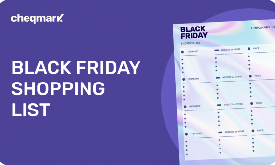 Black Friday Shopping Checklist