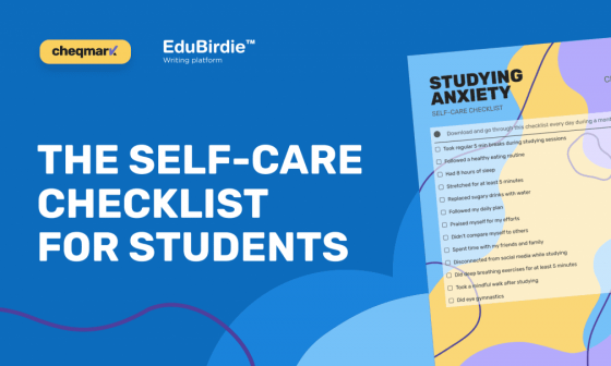 The self-care checklist for students