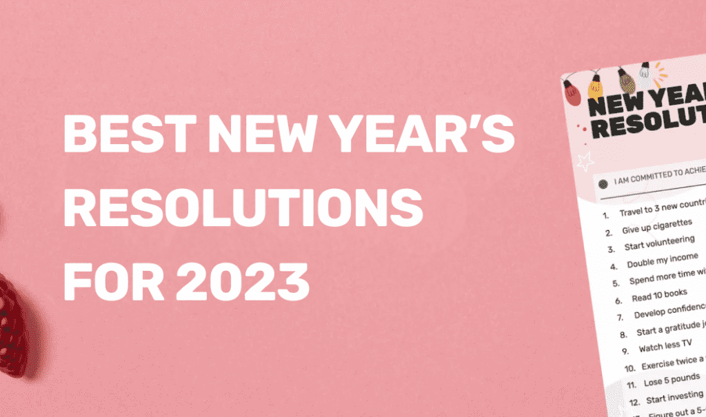 Best New Year’s Resolutions for 2023