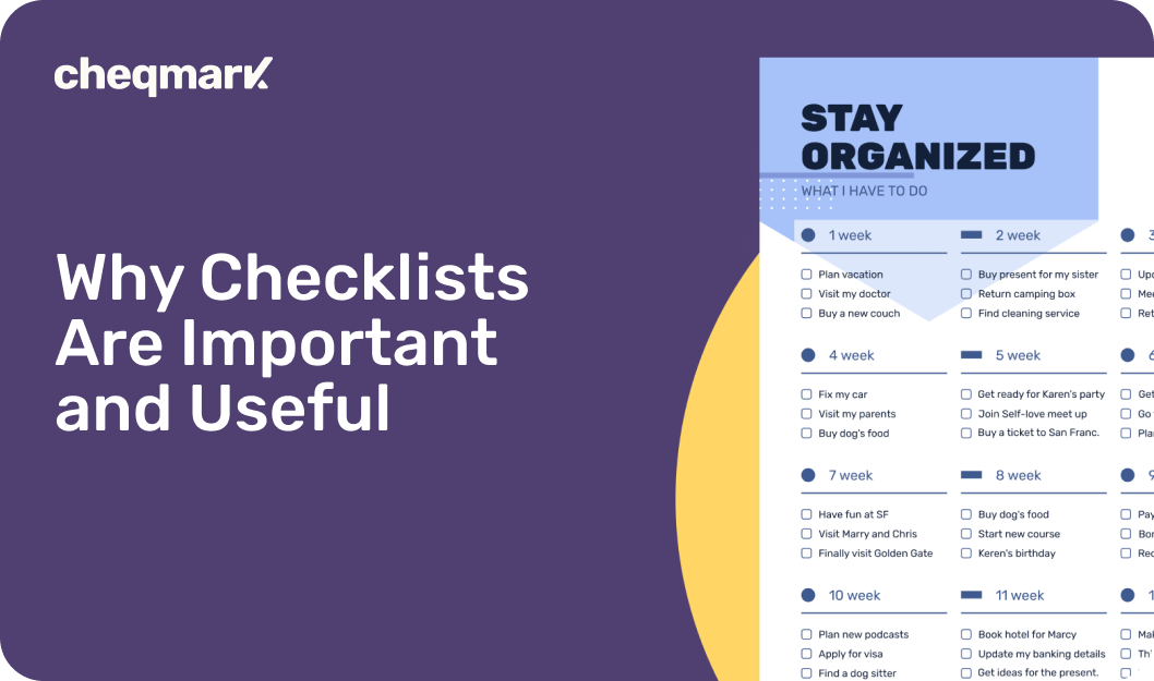 Why Checklists Are Important