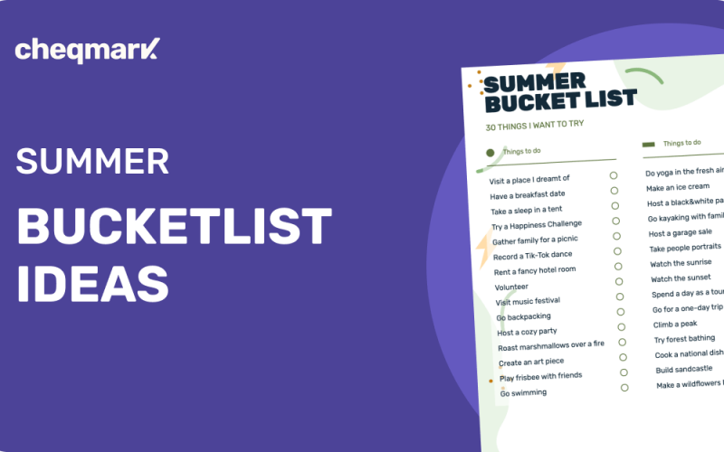 Summer bucket list ideas