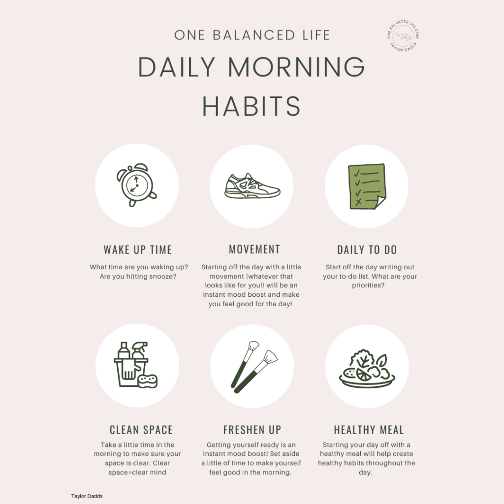 Healthy lifestyle habits