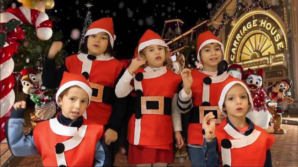 Caroling kids