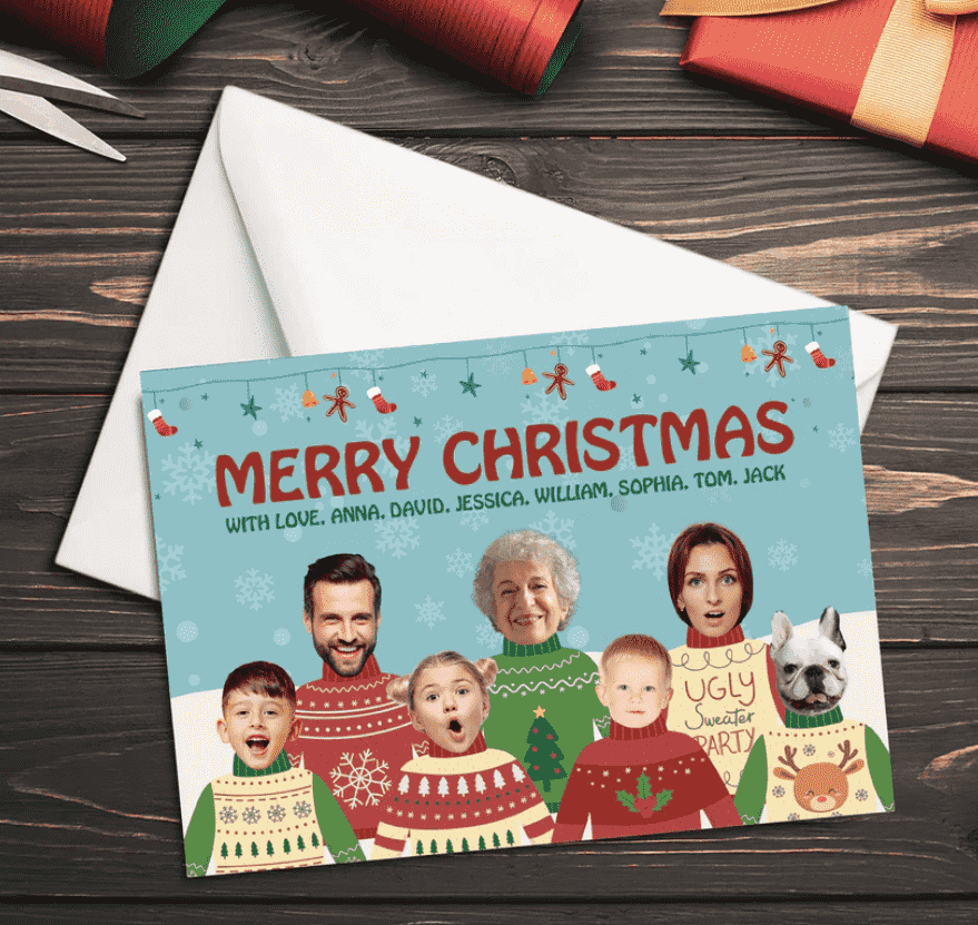 family Christmas card