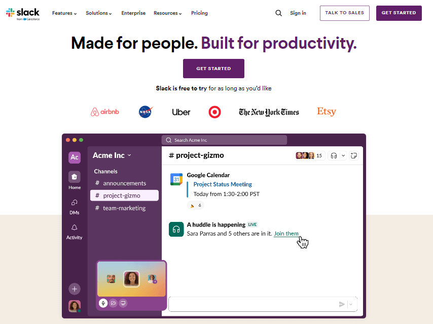 slack-page