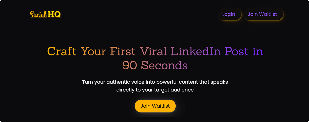 Social HQ Black Friday Deal