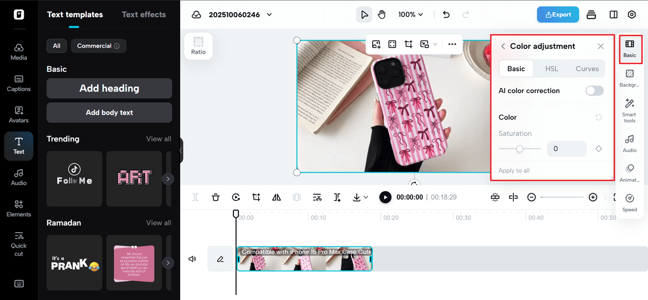 color-adjustment-video