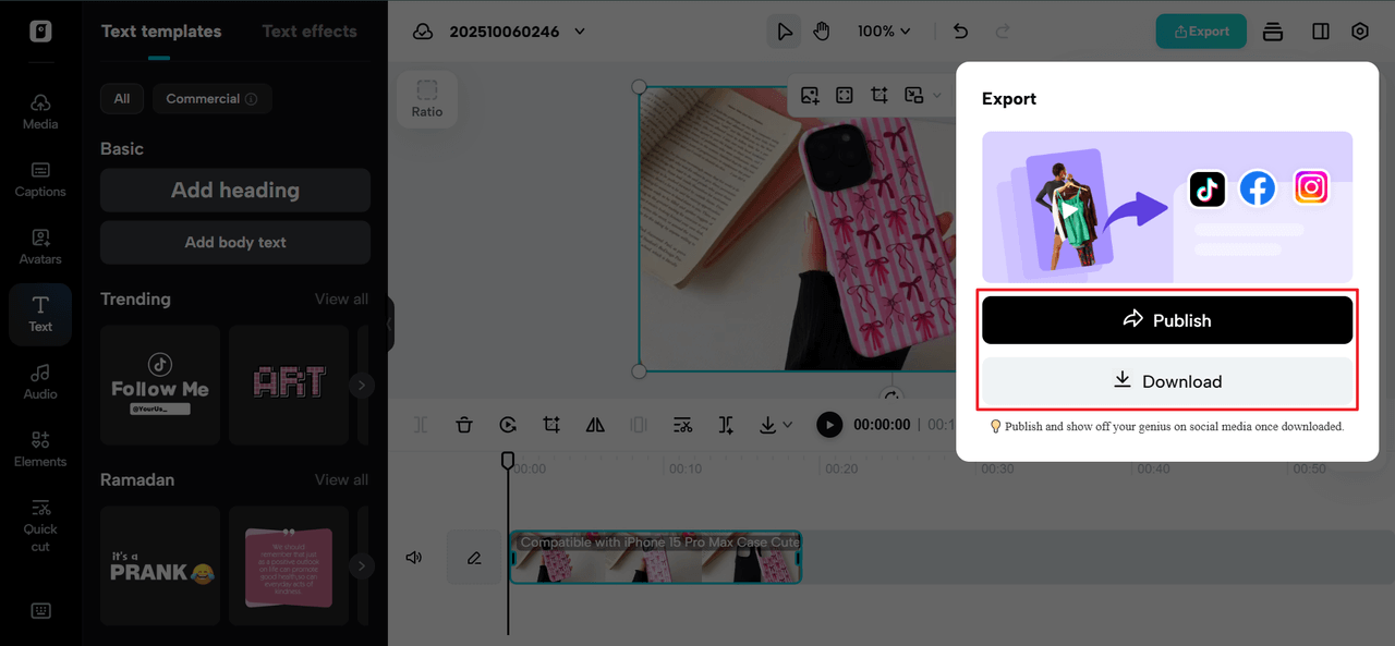 download-and-publish-video