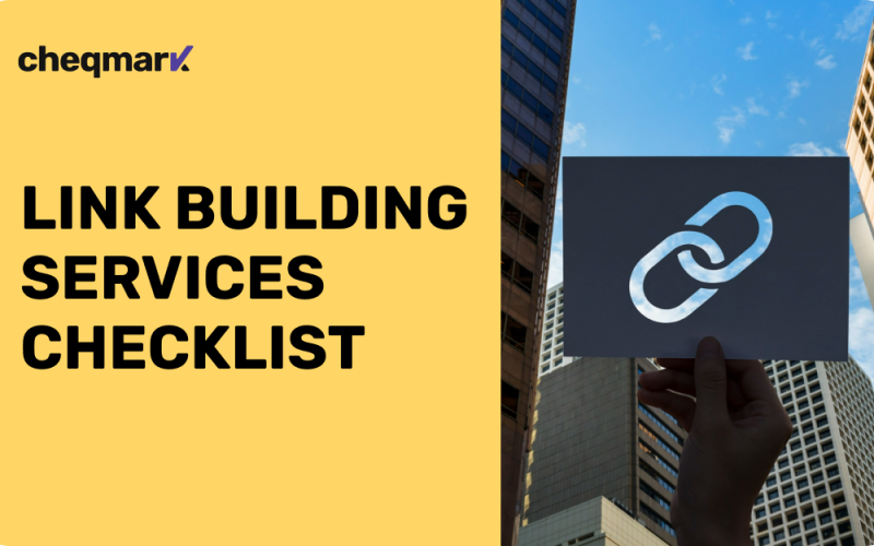 Link Building Services Checklist
