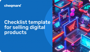 Checklist template for selling digital products