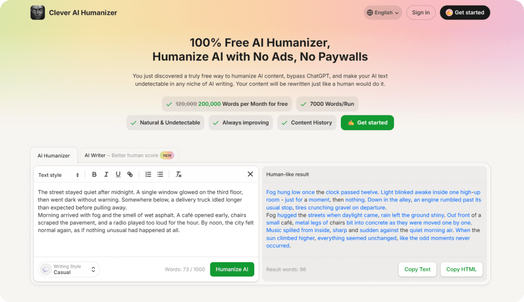 Clever AI Humanizer