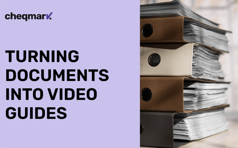 Turning Documents Into Video Guides