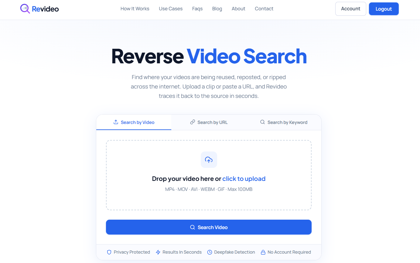 Revideo-homepage-screenshot