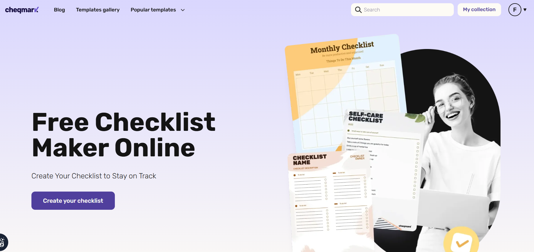 Cheqmark-homepage-screenshot