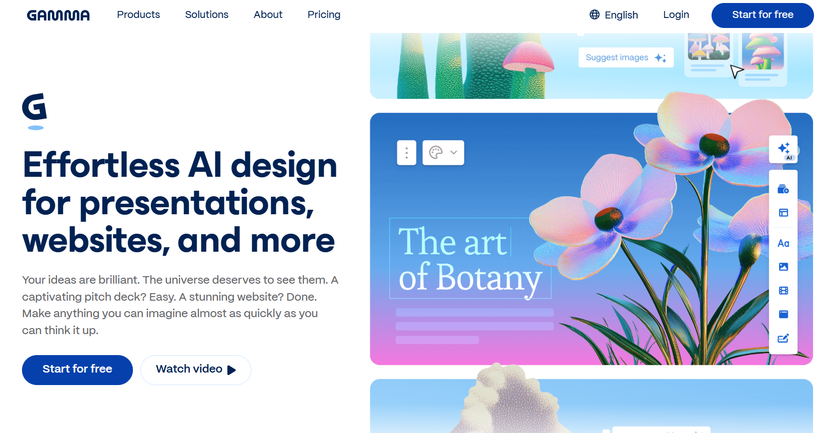 Gamma-homepage-screenshot