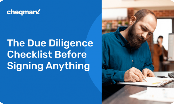 The Due Diligence Checklist Before Signing Anything
