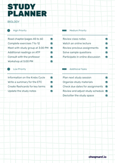 Study Planner