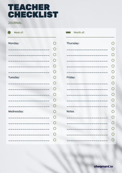 Downloadable Checklist Templates - Page 5 | Cheqmark